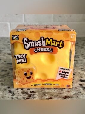 Crazy Fun SmushMart Cheese Squishy Toy